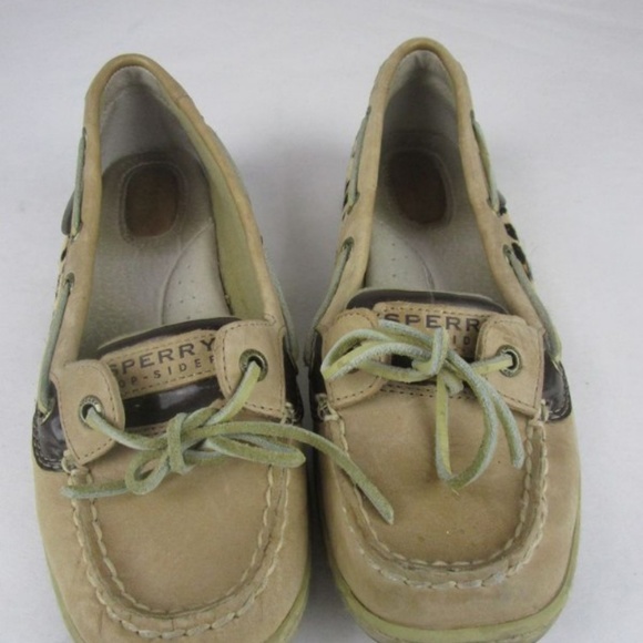 Sperry Shoes - Sperry Womans Leopard Print Top-siders